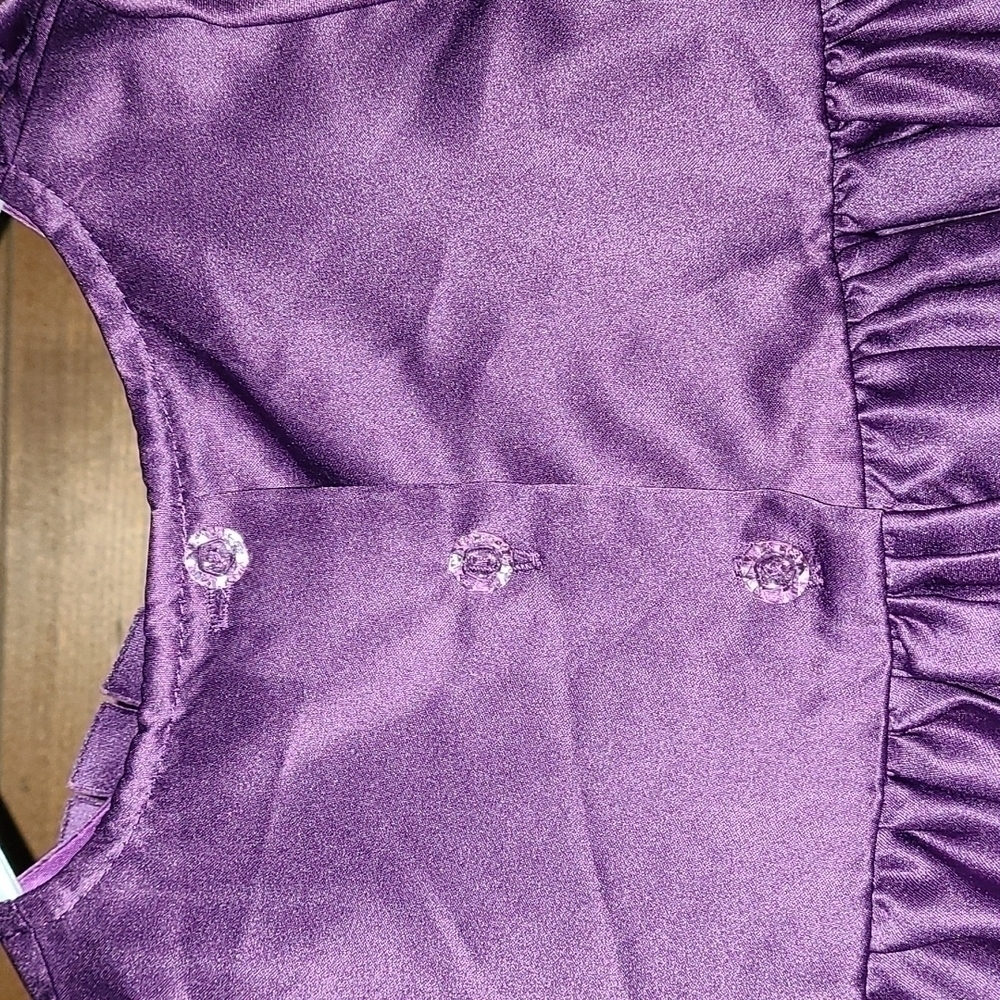 Gorgeous deep purple toddler dress 💜 - Picture 4 of 7